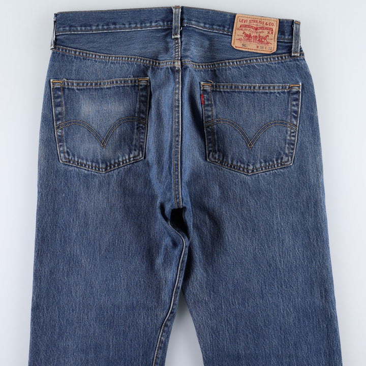 Levi's 501 straight denim pants for men, size W36 cotton blue type Vintage Second Hand