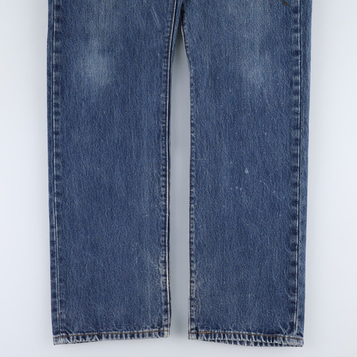 Levi's 501 straight denim pants for men, size W34 cotton blue type Vintage Second Hand