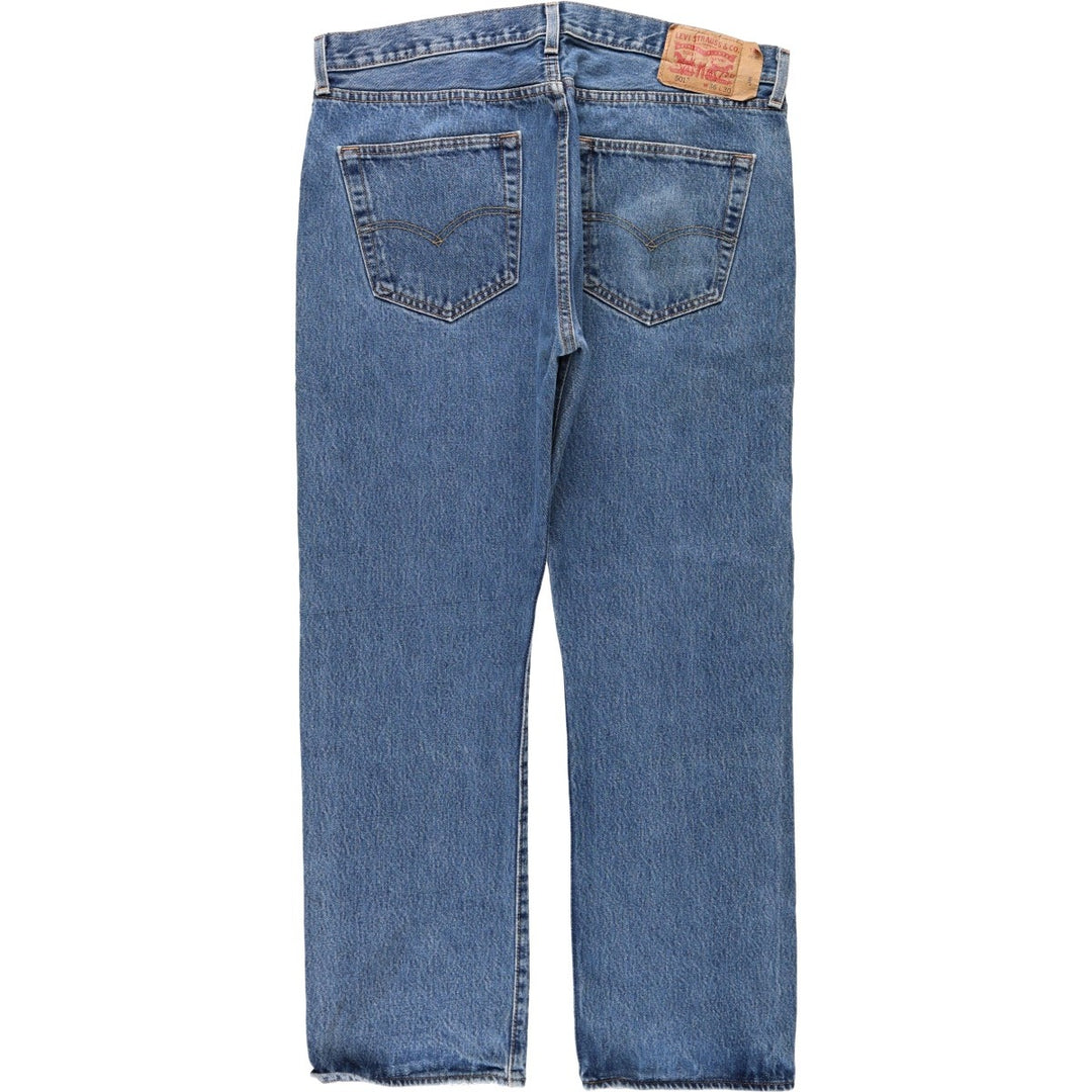 Levi's 501 straight denim pants for men, size W37 cotton blue type Vintage Second Hand