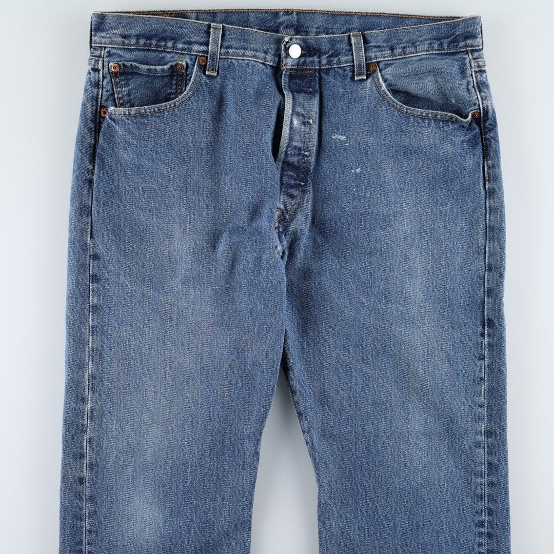 Levi's 501 straight denim pants for men, size W37 cotton blue type Vintage Second Hand