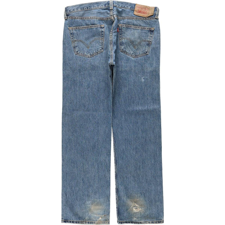 Levi's 501 straight denim pants for men, size W38 cotton blue type Vintage Second Hand