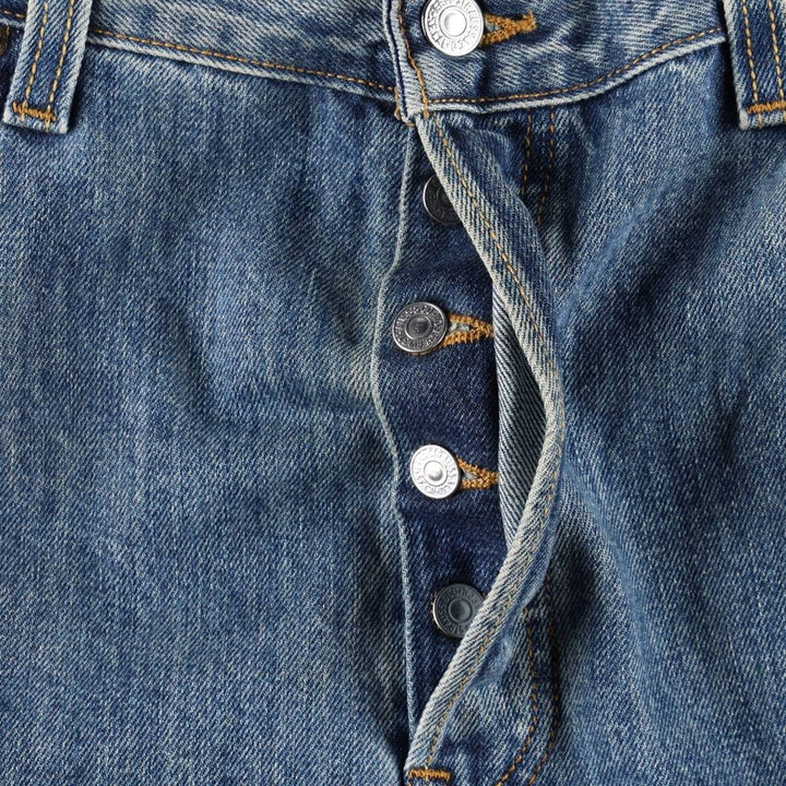 Levi's 501 straight denim pants for men, size W38 cotton blue type Vintage Second Hand