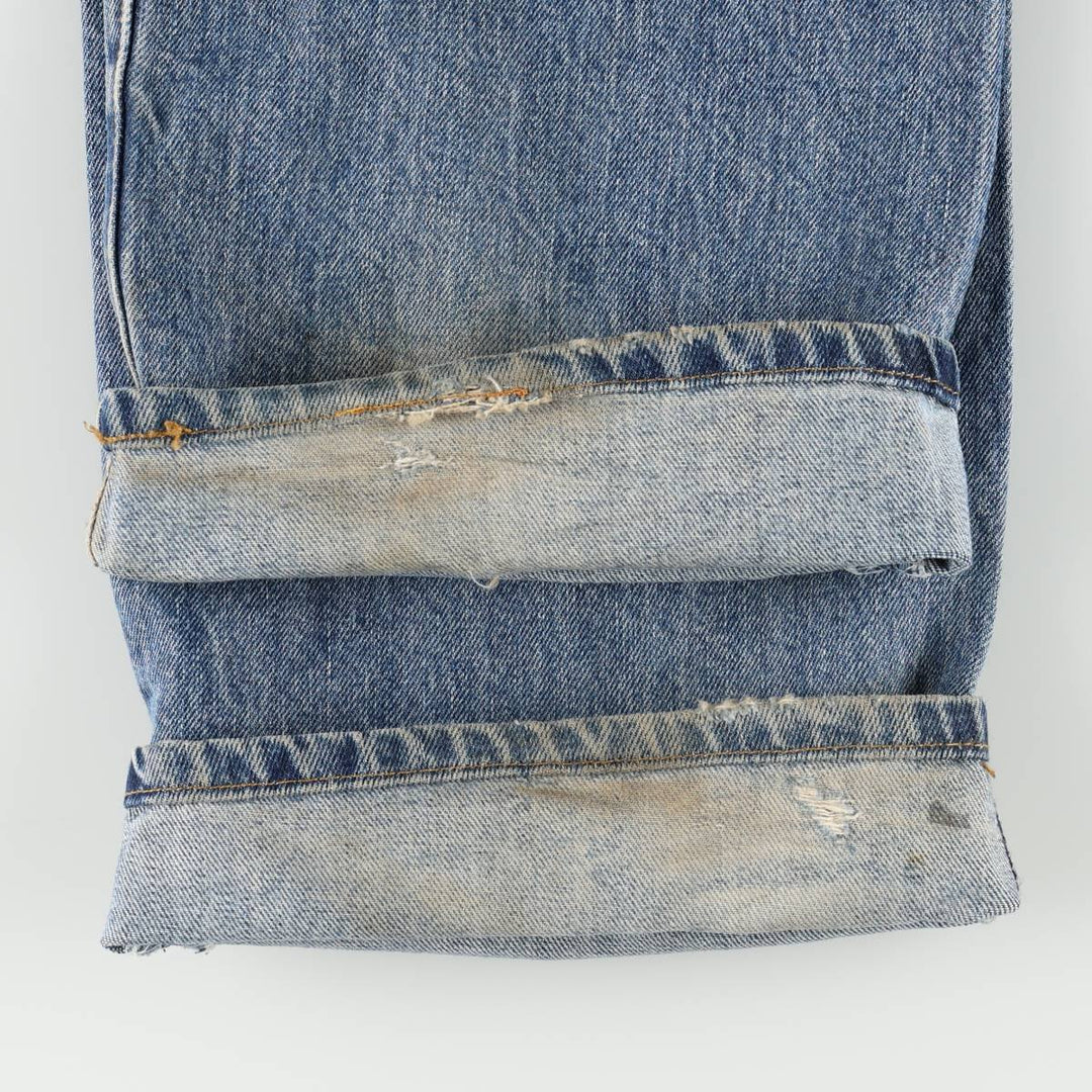 Levi's 501 straight denim pants for men, size W38 cotton blue type Vintage Second Hand