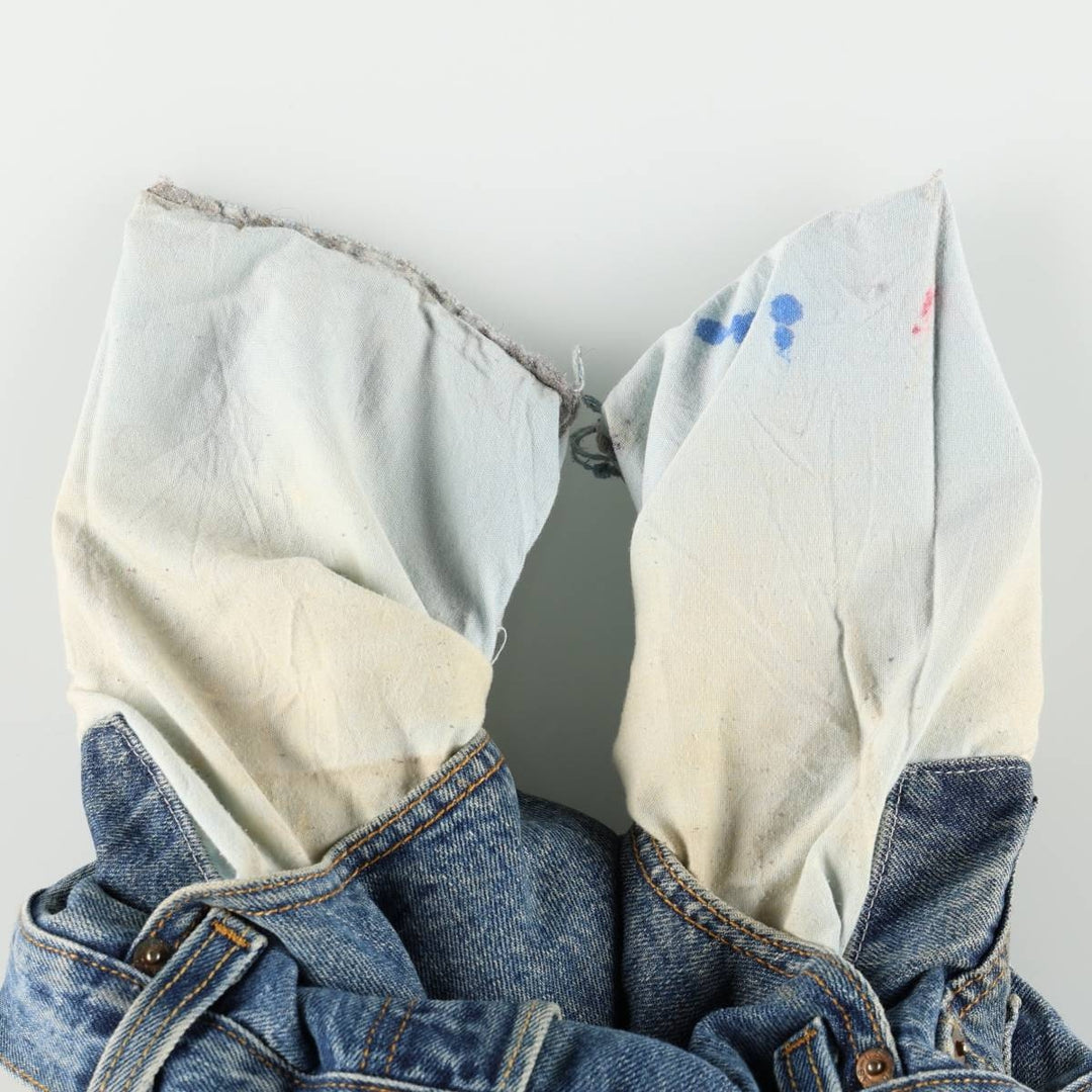 Levi's 501 straight denim pants for men, size W38 cotton blue type Vintage Second Hand