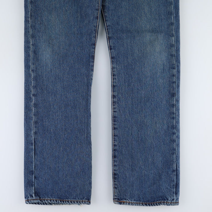 Levi's 501 straight denim pants for men, size W34 cotton navy blue type Vintage Second Hand