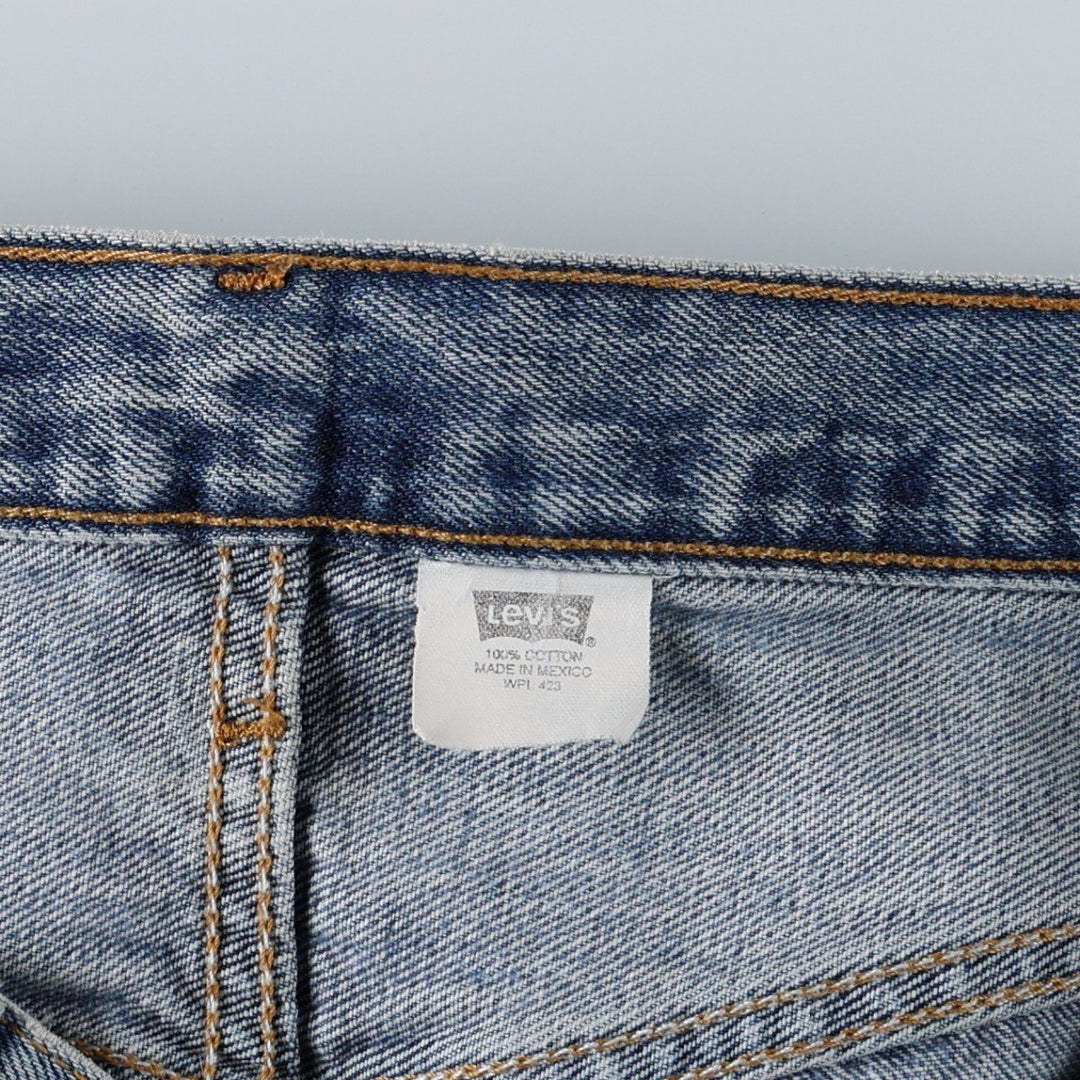 00'S Levi's 501 straight denim pants for men, size W36 cotton blue type Vintage Second Hand