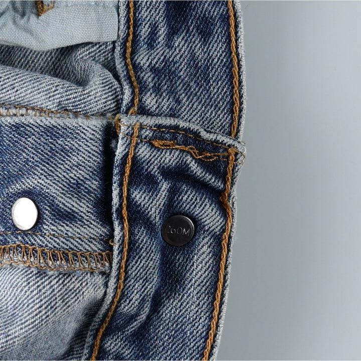 00'S Levi's 501 straight denim pants for men, size W36 cotton blue type Vintage Second Hand