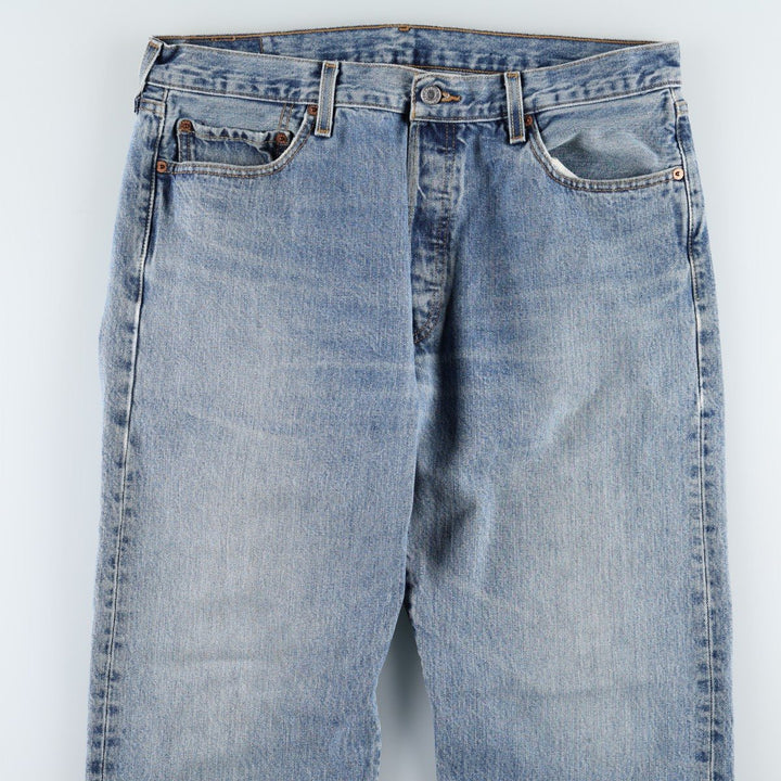 00'S Levi's 501 straight denim pants for men, size W36 cotton blue type Vintage Second Hand