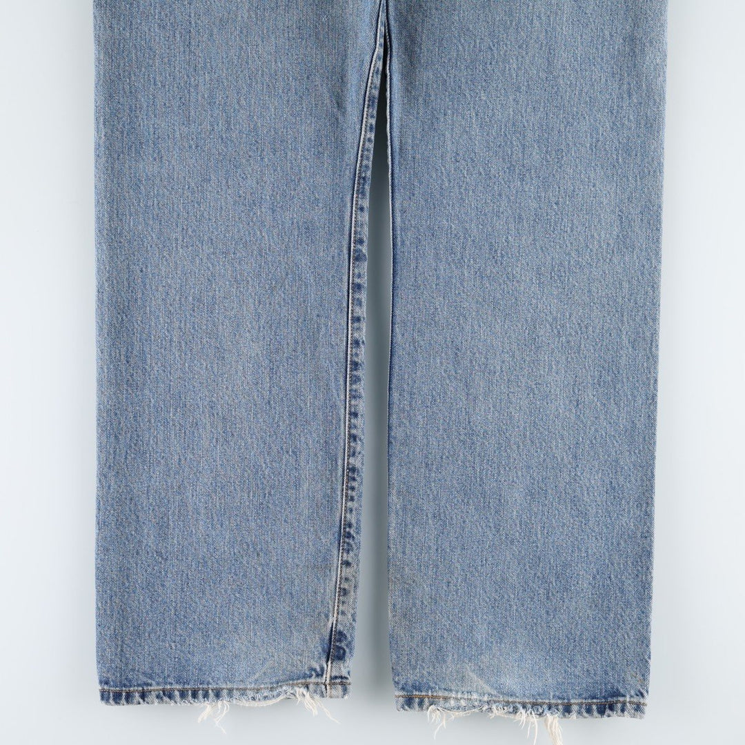 00'S Levi's 501 straight denim pants for men, size W36 cotton blue type Vintage Second Hand