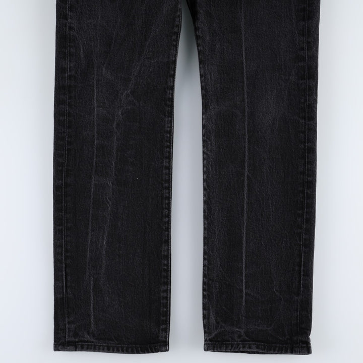 Levi's 501 Black Denim Straight Denim Pants for Men, W32 equivalent cotton black type Vintage Second Hand