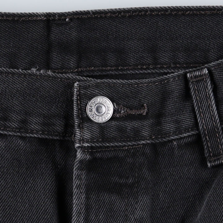 Levi's 501 Black Denim Straight Denim Pants for Men, W34 equivalent cotton black type Vintage Second Hand