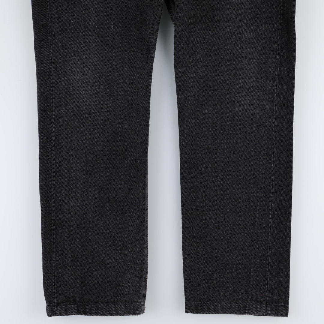 Levi's 501 Black Denim Straight Denim Pants for Men, W34 equivalent cotton black type Vintage Second Hand