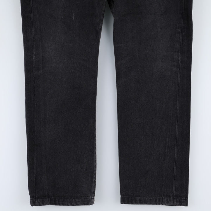 Levi's 501 Black Denim Straight Denim Pants for Men, W34 equivalent cotton black type Vintage Second Hand