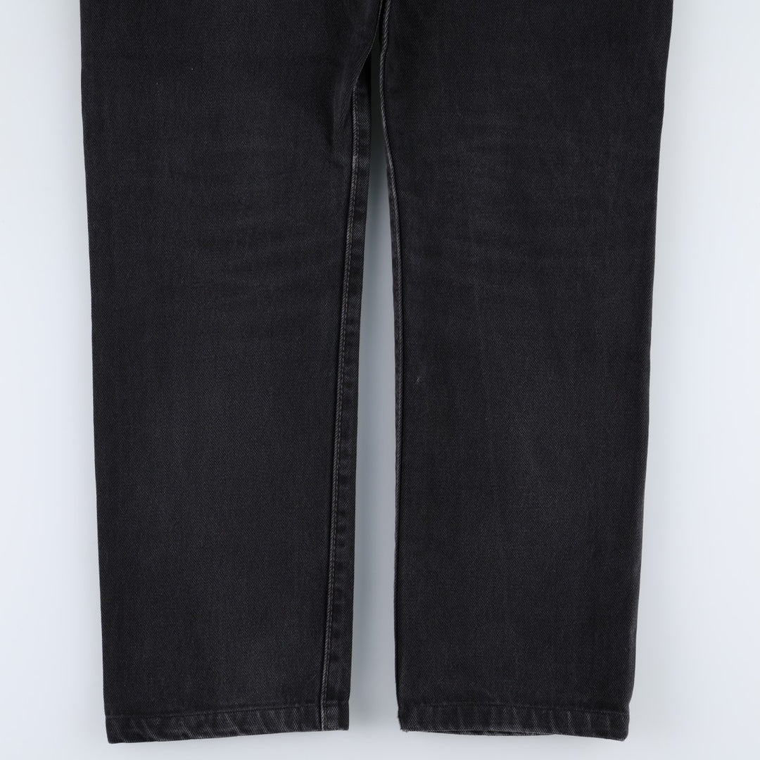 Levi's 501 Black Denim Straight Denim Pants for Men, W34 equivalent cotton black type Vintage Second Hand