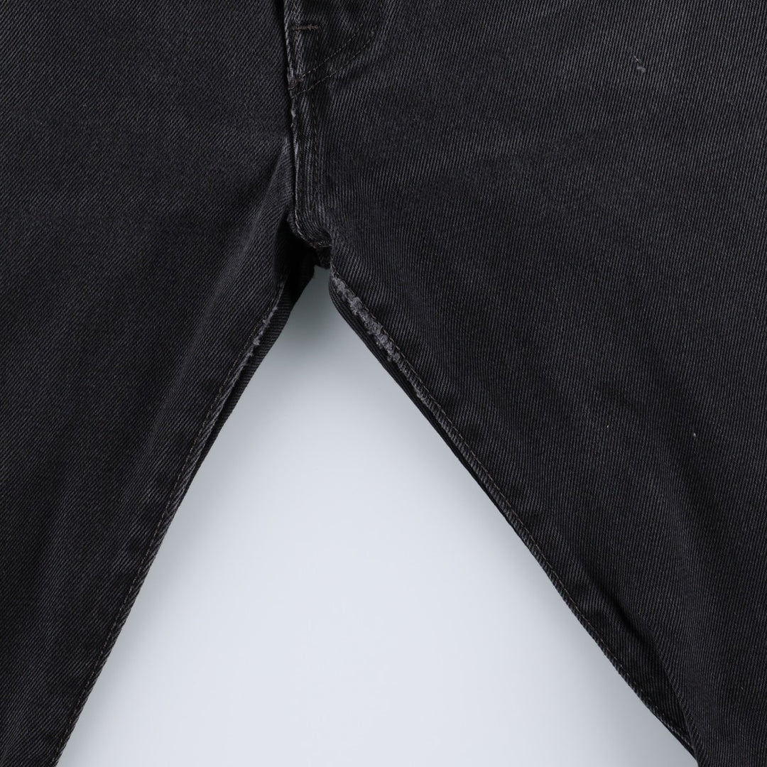 Levi's 501 Black Denim Straight Denim Pants for Men, W34 equivalent cotton black type Vintage Second Hand