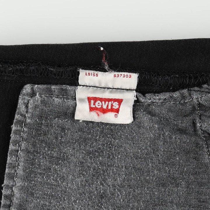 Levi's 501 Straight Leg Button-Fly Black Denim Straight Leg Jeans, Men's Size W33 (approx.) unclear black type Vintage Second Hand