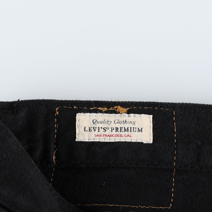 Levi's 501 Black Denim Straight Denim Pants for Men, W32 equivalent cotton black type Vintage Second Hand