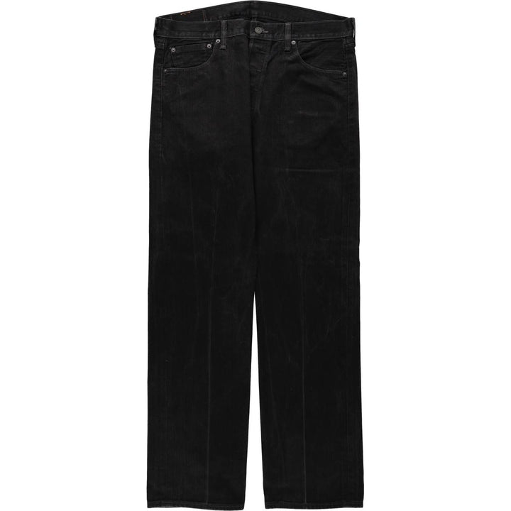 Levi's 501-0638 Black Denim Straight Leg Jeans, Men's Size W37 (approx.) cotton black type Vintage Second Hand