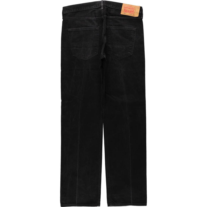Levi's 501-0638 Black Denim Straight Leg Jeans, Men's Size W37 (approx.) cotton black type Vintage Second Hand