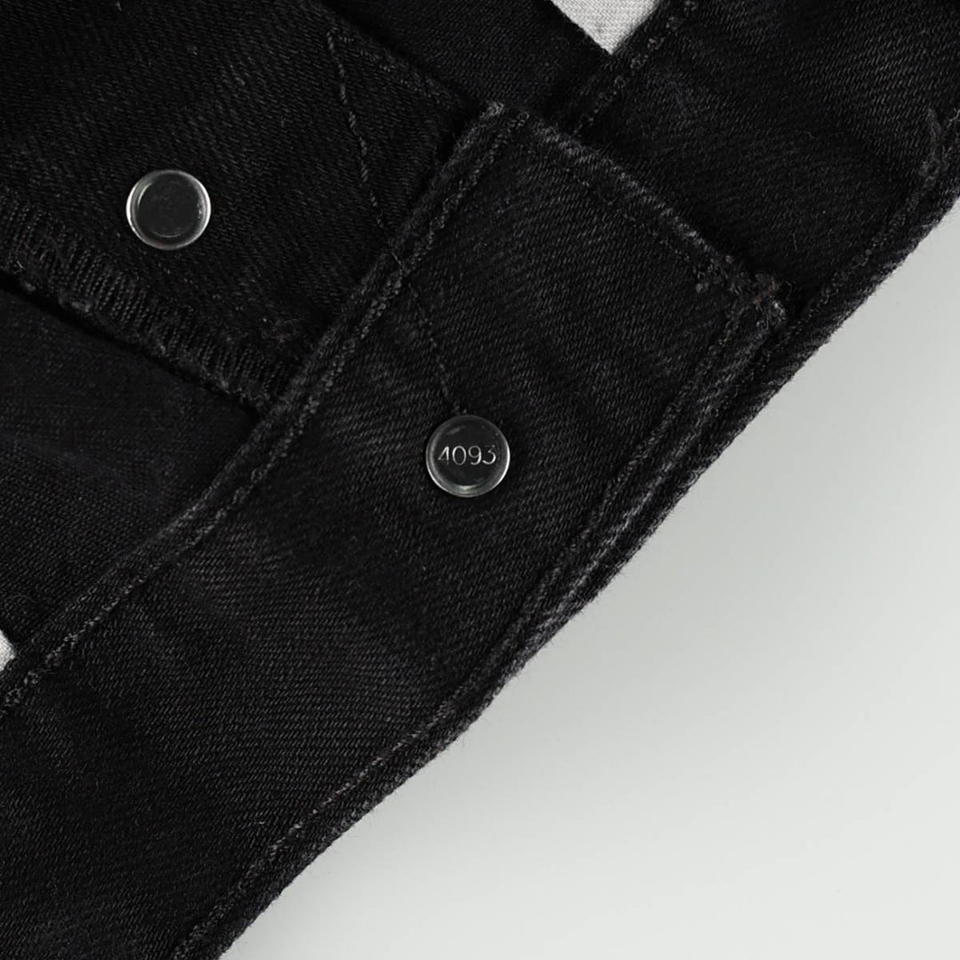 Levi's 501-0638 Black Denim Straight Leg Jeans, Men's Size W37 (approx.) cotton black type Vintage Second Hand