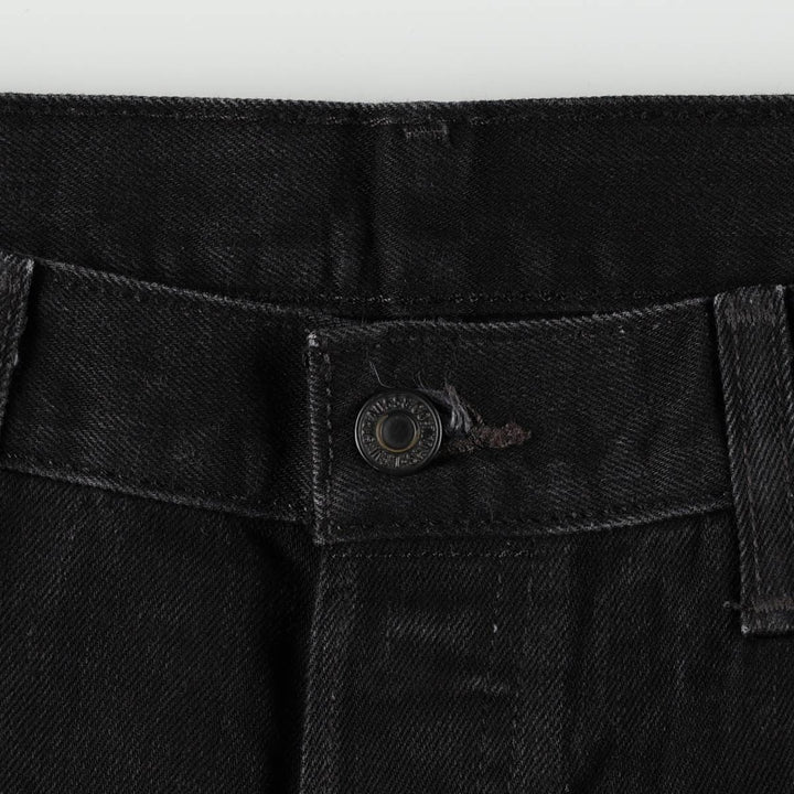 Levi's 501-0638 Black Denim Straight Leg Jeans, Men's Size W37 (approx.) cotton black type Vintage Second Hand