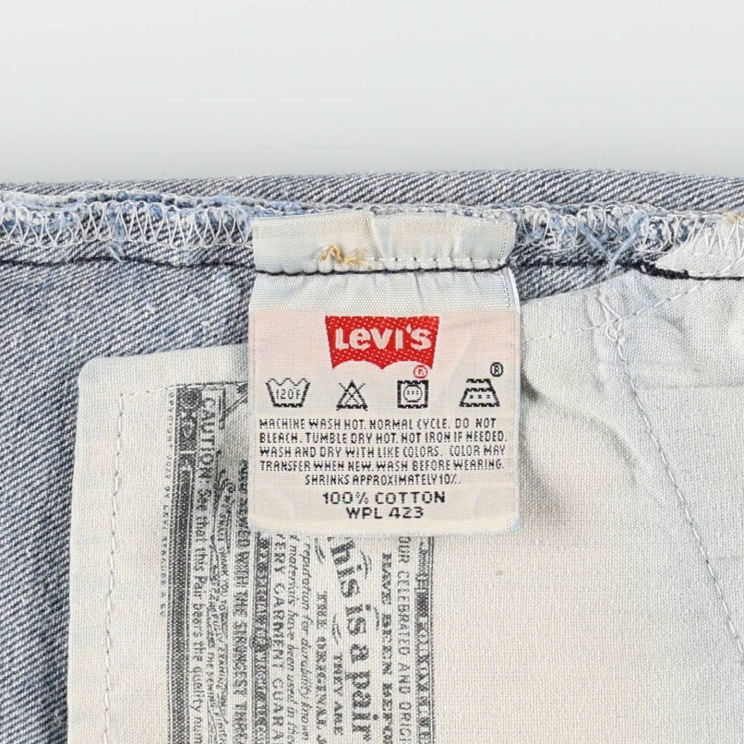 2000'S Levi's 501 0000 Straight Denim Pants, Men's W34 (approx.) cotton blue type Vintage Second Hand