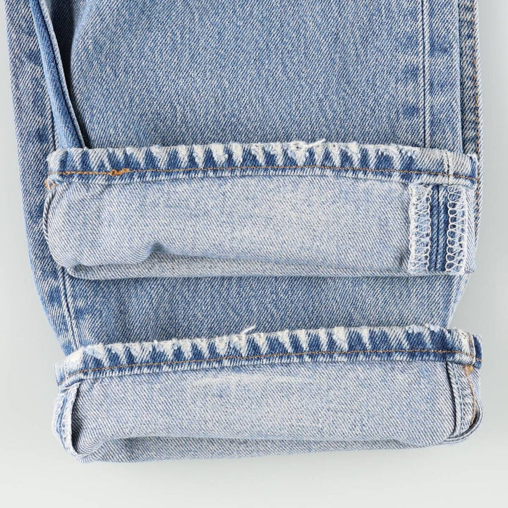 00'S Levi's 501 straight denim pants for men, size W32 cotton blue type Vintage Second Hand
