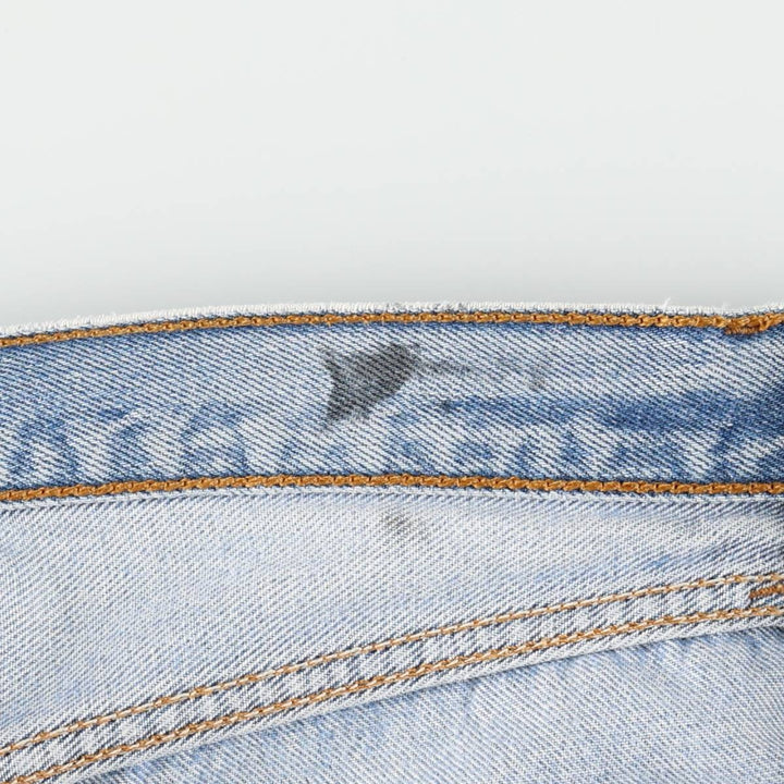 00'S Levi's 501 straight denim pants for men, size W32 cotton blue type Vintage Second Hand