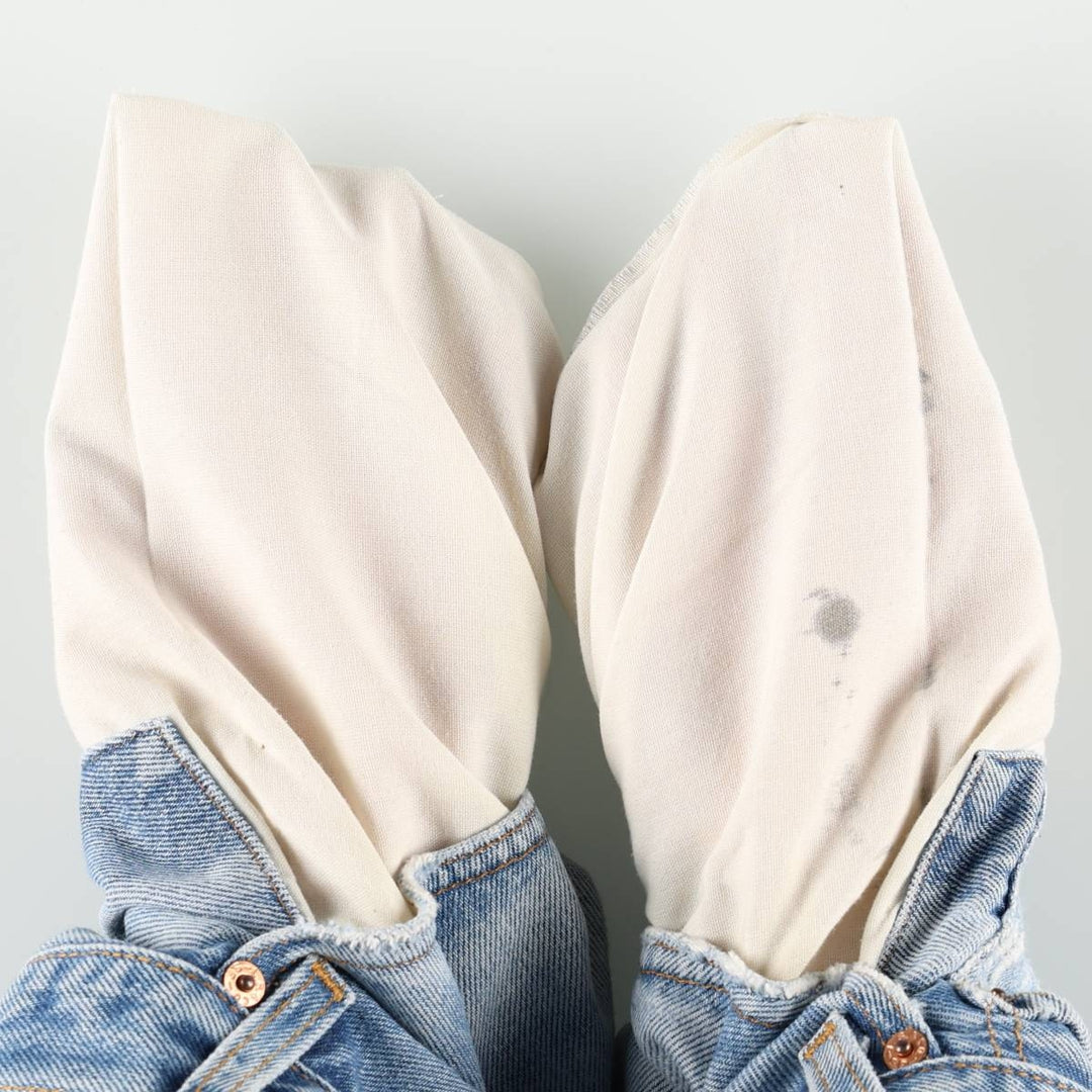 1990'S Levi's 501 Straight Denim Pants, Made in USA, Men's Size W33 (approx.), Vintage cotton Blue type light blue Vintage Second Hand
