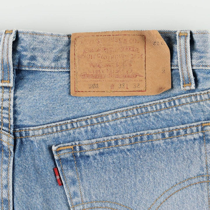 1990'S Levi's 501-0150 Straight Denim Pants, Made in USA, Men's Size W32 (approx.), Vintage cotton blue type Vintage Second Hand