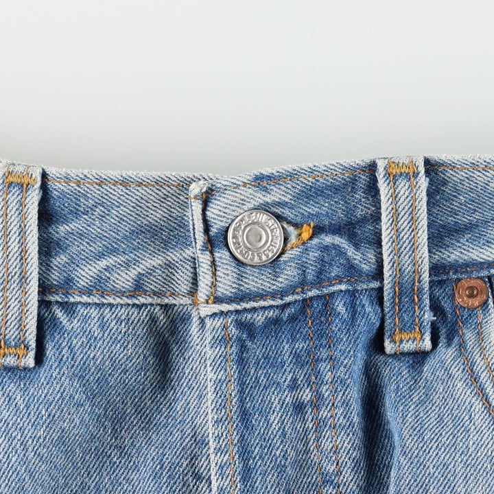 1990'S Levi's 501-0150 Straight Denim Pants, Made in USA, Men's Size W32 (approx.), Vintage cotton blue type Vintage Second Hand