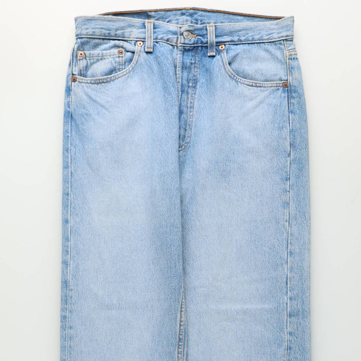 1990'S Levi's 501-0150 Straight Denim Pants, Made in USA, Men's Size W32 (approx.), Vintage cotton blue type Vintage Second Hand