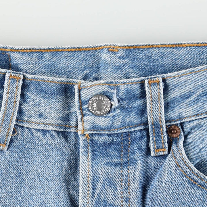 90'S Levi's 501-0193 Straight Denim Pants Made in USA Men's W31 Vintage cotton Blue type light blue Vintage Second Hand