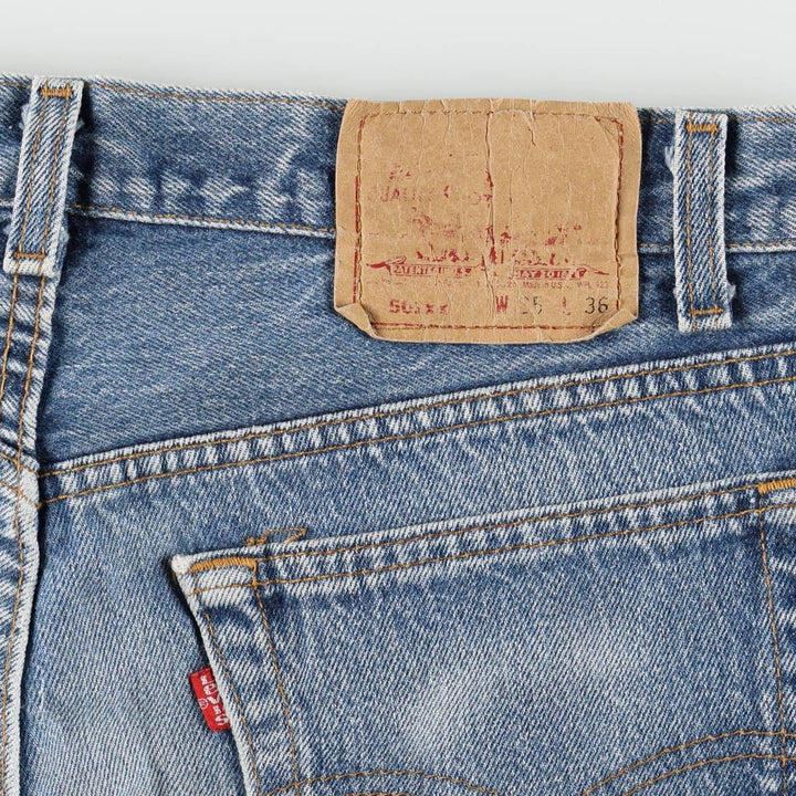 90'S Levi's 501-0000 Straight Denim Pants Made in USA Men's W33 Vintage cotton blue type Vintage Second Hand