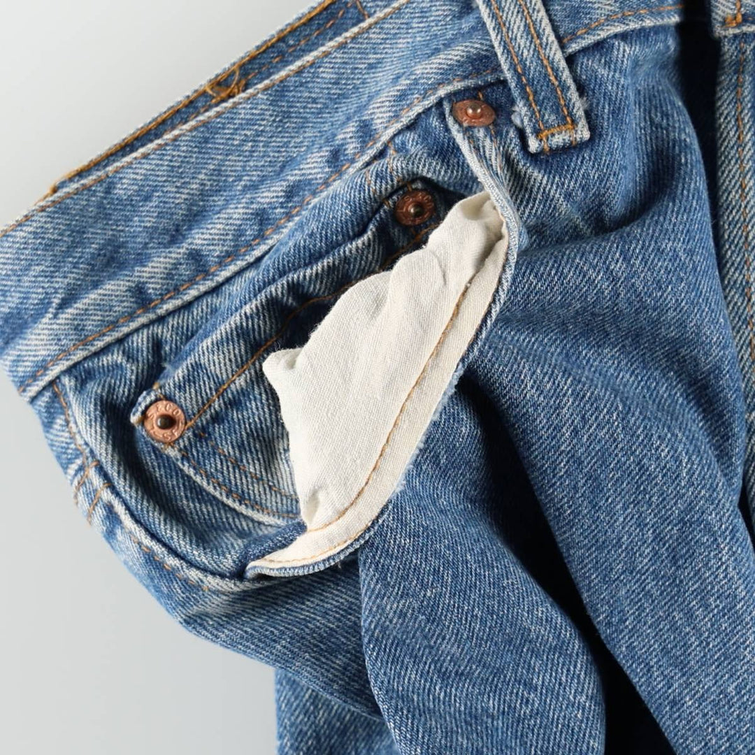 90'S Levi's 501-0190 Straight Denim Pants Made in USA Men's W32 Vintage cotton blue type Vintage Second Hand