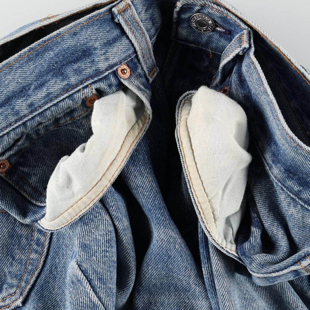 90'S Levi's 501-0115 Straight Denim Pants Made in USA Men's W31 Vintage cotton blue type Vintage Second Hand