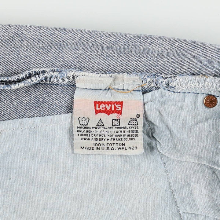 2000'S Levi's 501 0115 Straight Denim Pants, Made in USA, Men's Size W32 (approx.) cotton blue type Vintage Second Hand