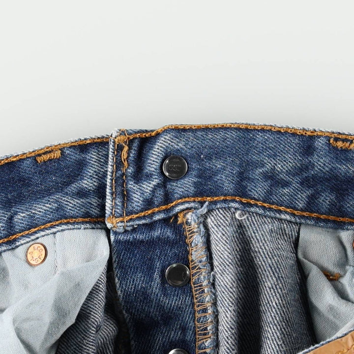 2000'S Levi's 501 0115 Straight Denim Pants, Made in USA, Men's Size W32 (approx.) cotton blue type Vintage Second Hand