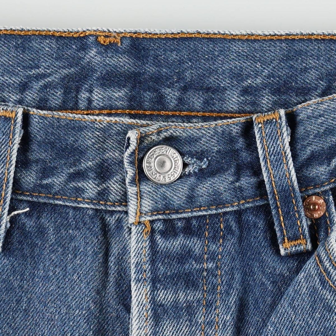 2000'S Levi's 501 0115 Straight Denim Pants, Made in USA, Men's Size W32 (approx.) cotton blue type Vintage Second Hand