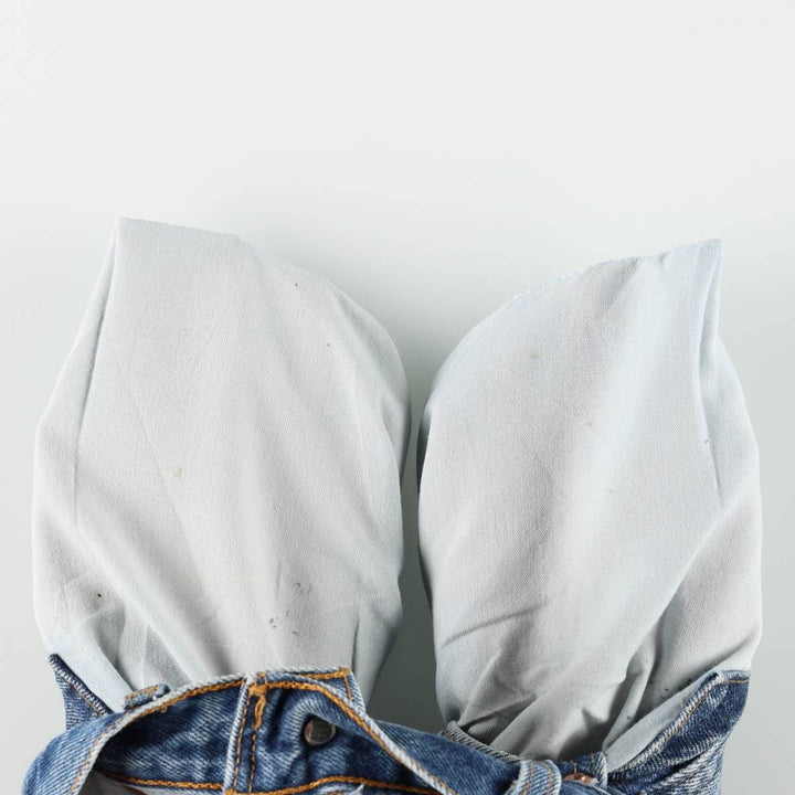 2000'S Levi's 501 0115 Straight Denim Pants, Made in USA, Men's Size W32 (approx.) cotton blue type Vintage Second Hand