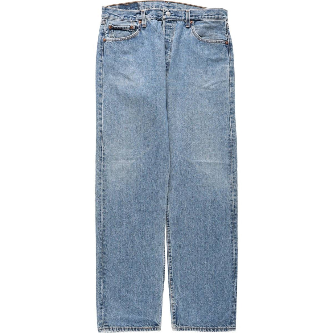 1990'S Levi's 501-118 Straight Denim Pants, Made in USA, Men's W35 (approx.), Vintage cotton blue type Vintage Second Hand