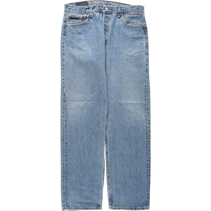 1990'S Levi's 501-118 Straight Denim Pants, Made in USA, Men's W35 (approx.), Vintage cotton blue type Vintage Second Hand