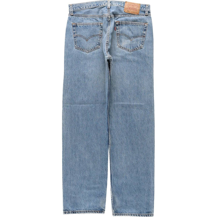 1990'S Levi's 501-118 Straight Denim Pants, Made in USA, Men's W35 (approx.), Vintage cotton blue type Vintage Second Hand