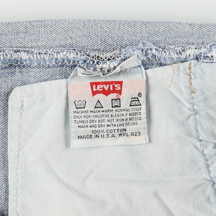 1990'S Levi's 501-118 Straight Denim Pants, Made in USA, Men's W35 (approx.), Vintage cotton blue type Vintage Second Hand