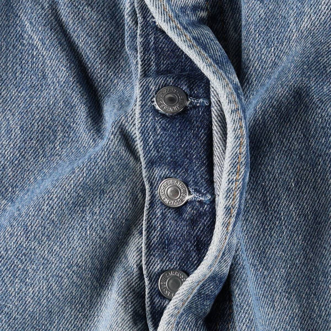 1990'S Levi's 501-118 Straight Denim Pants, Made in USA, Men's W35 (approx.), Vintage cotton blue type Vintage Second Hand