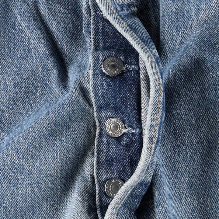 1990'S Levi's 501-118 Straight Denim Pants, Made in USA, Men's W35 (approx.), Vintage cotton blue type Vintage Second Hand