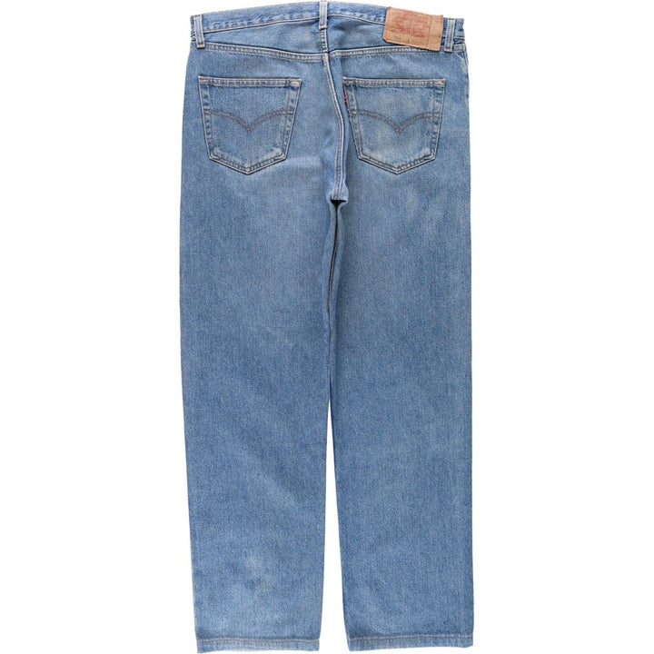 90'S Levi's 501-0134 Straight Denim Pants, Made in USA, Men's, Size 37, Vintage cotton blue type Vintage Second Hand