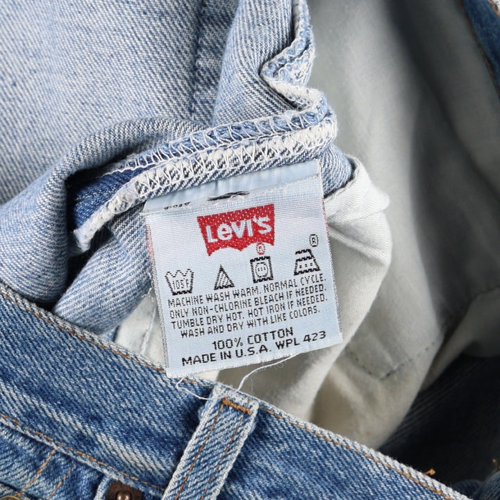 90'S Levi's 501-0134 Straight Denim Pants, Made in USA, Men's, Size 37, Vintage cotton blue type Vintage Second Hand