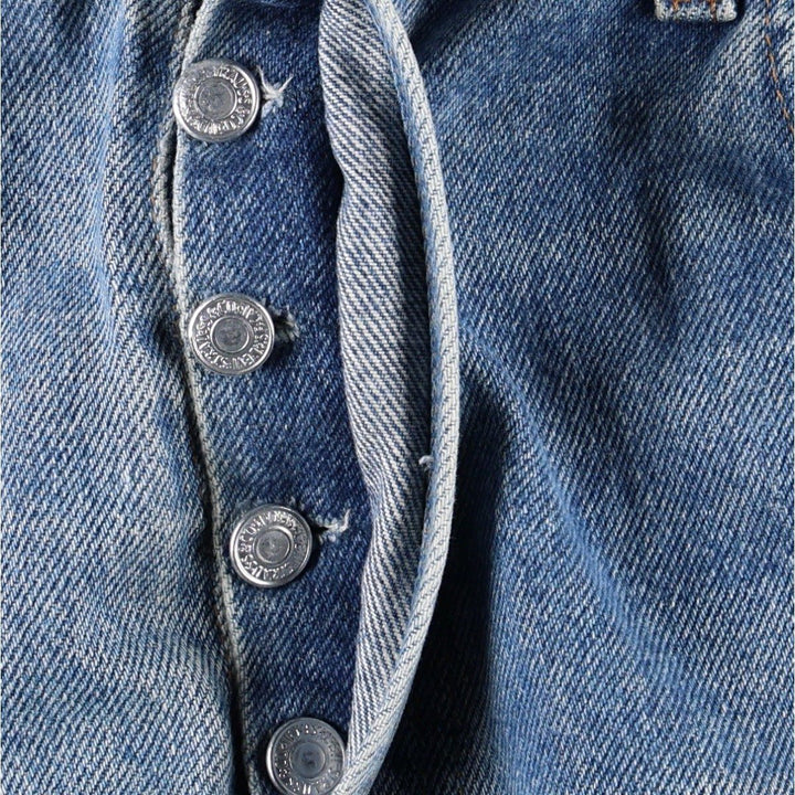 90'S Levi's 501-0134 Straight Denim Pants, Made in USA, Men's, Size 37, Vintage cotton blue type Vintage Second Hand