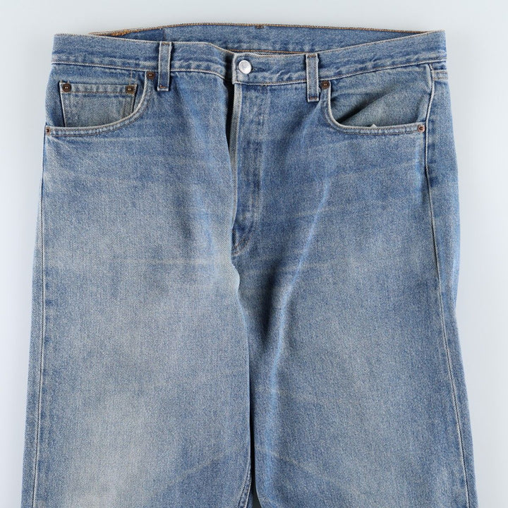 90'S Levi's 501-0134 Straight Denim Pants, Made in USA, Men's, Size 37, Vintage cotton blue type Vintage Second Hand
